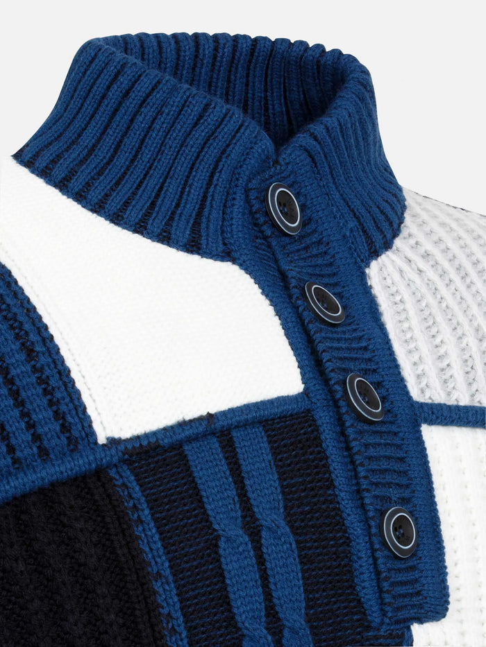 Frank Knit Pattern Indigo Navy Knitwear 6XL