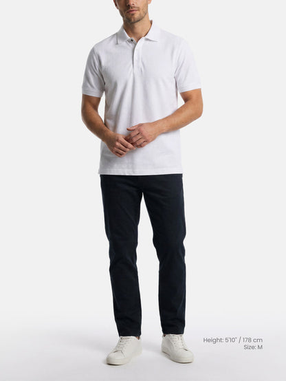 De Lurian Off White Polo