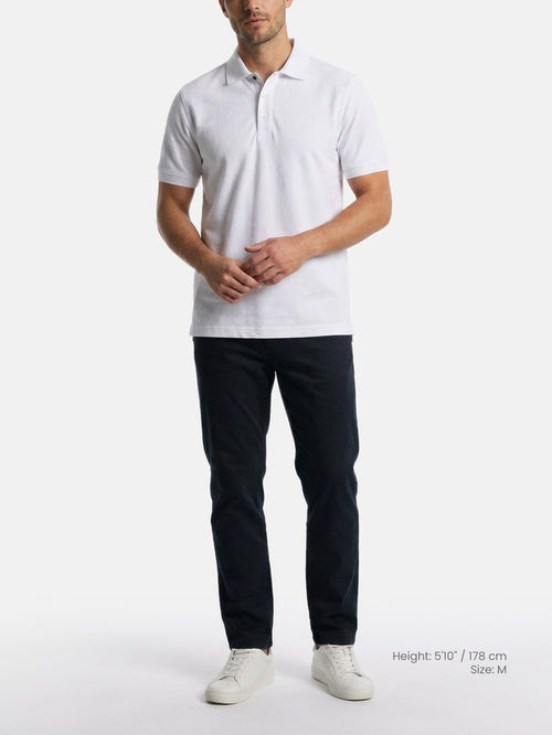 De Lurian Off White Polo