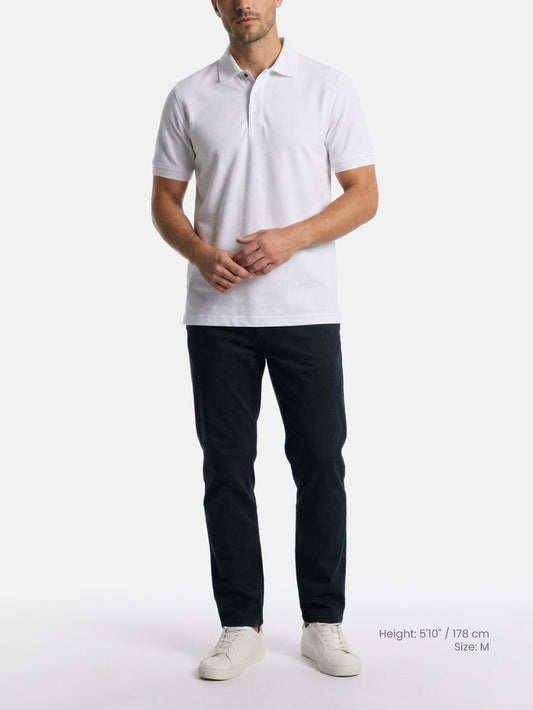 De Lurian Off White Polo