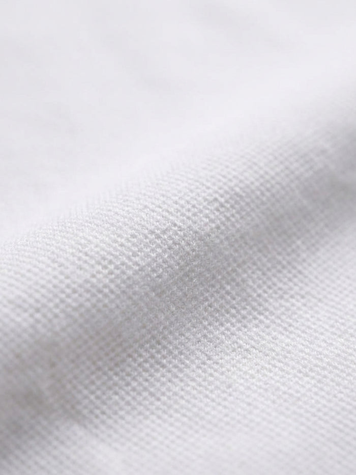 De Lurian Off White Polo