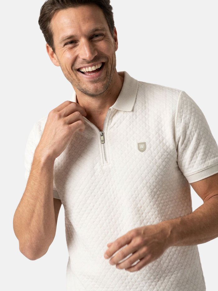 De Navor Off White Polo