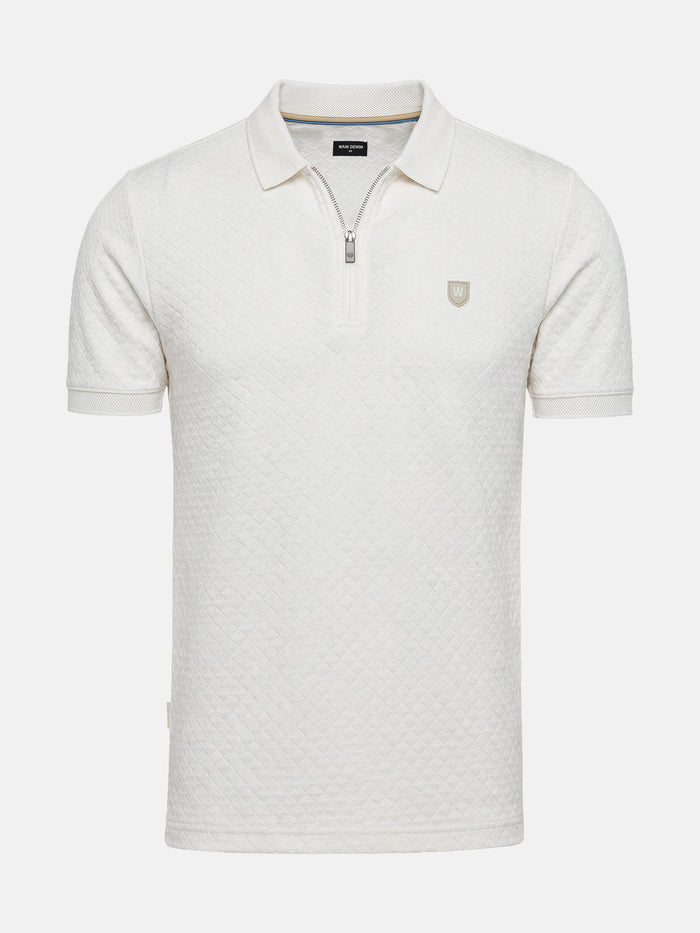 De Navor Off White Polo