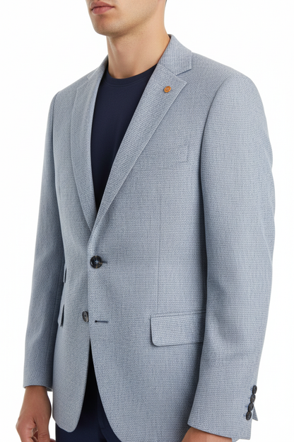 Oxlen Blue – Lapel Detail