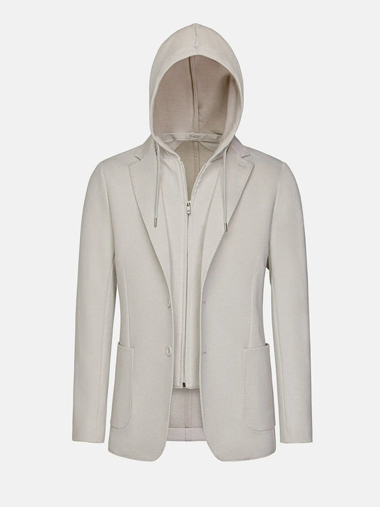 The Warren Light Grey Blazer Wam Denim