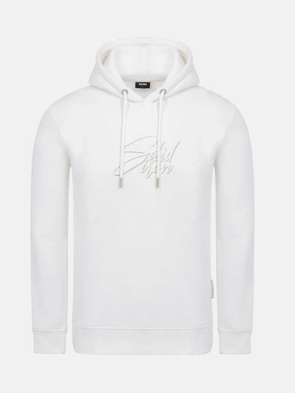 Zyon White Hoodie Sweater 6XL