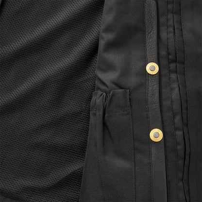 Deadwood Leather Vest: Deadwood Men's Motorcycle Western Style Leather Vest
PRODUCT OVERVIEW:
The Deadwood Leather Vest, from