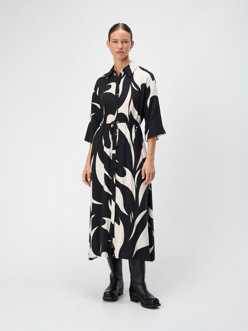 Demi Shirt Dress (Black)