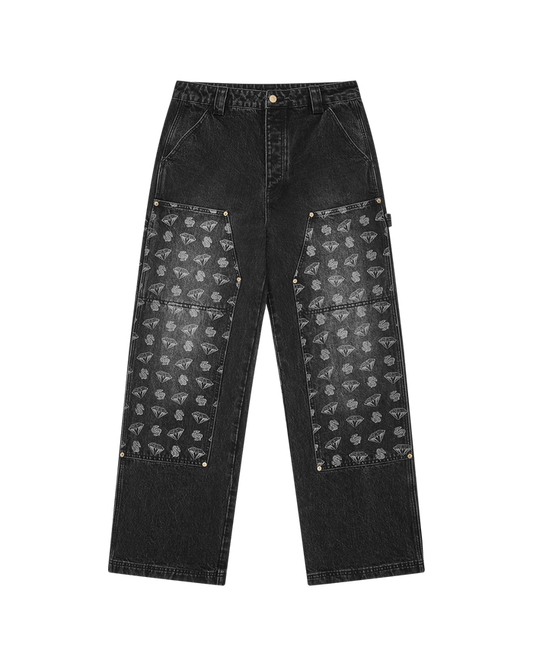 Diamonds & Dollars Denim Carpenter Pant