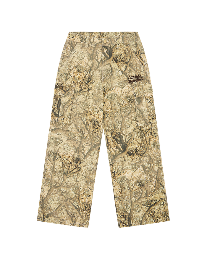 Diamonds & Dollars Tree Camo Cargo Pants