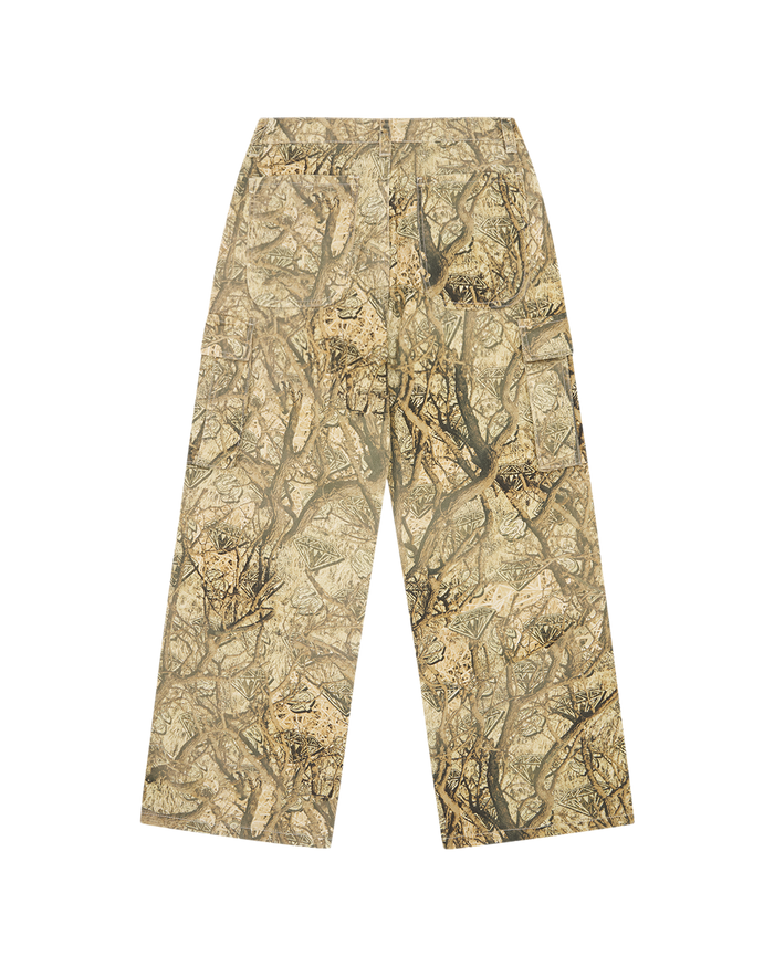 Diamonds & Dollars Tree Camo Cargo Pants