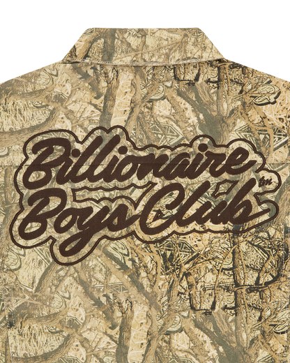 Diamonds & Dollars Tree Camo Trucker Jacket