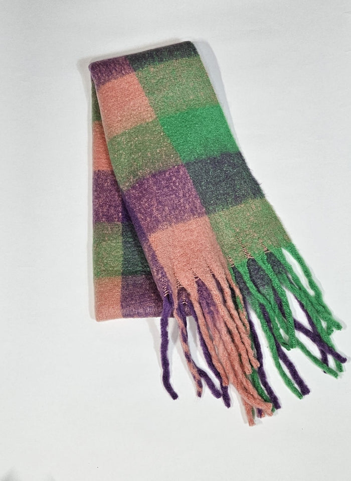 Diane Scarf (Green/Multicolour)