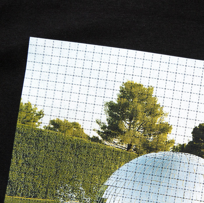 Disco Poolside Trip Front Print - Tshirt - Black