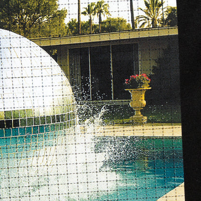 Disco Poolside Trip Front Print - Tshirt - Black