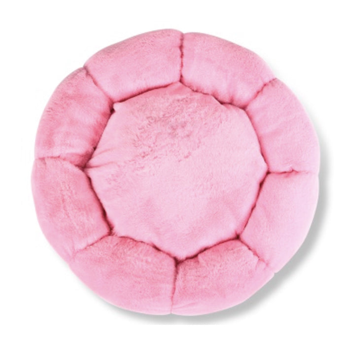 Dog Bed Eco-Friendly Super Soft Round Fur Bed for Pets
