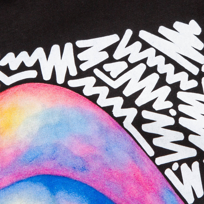 Doodle Sensation Back Print - Tshirt - Black