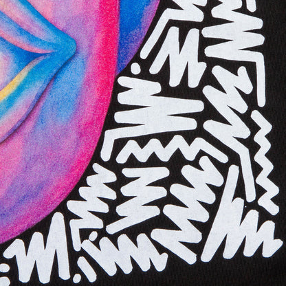 Doodle Sensation Front Print - Tshirt - Black