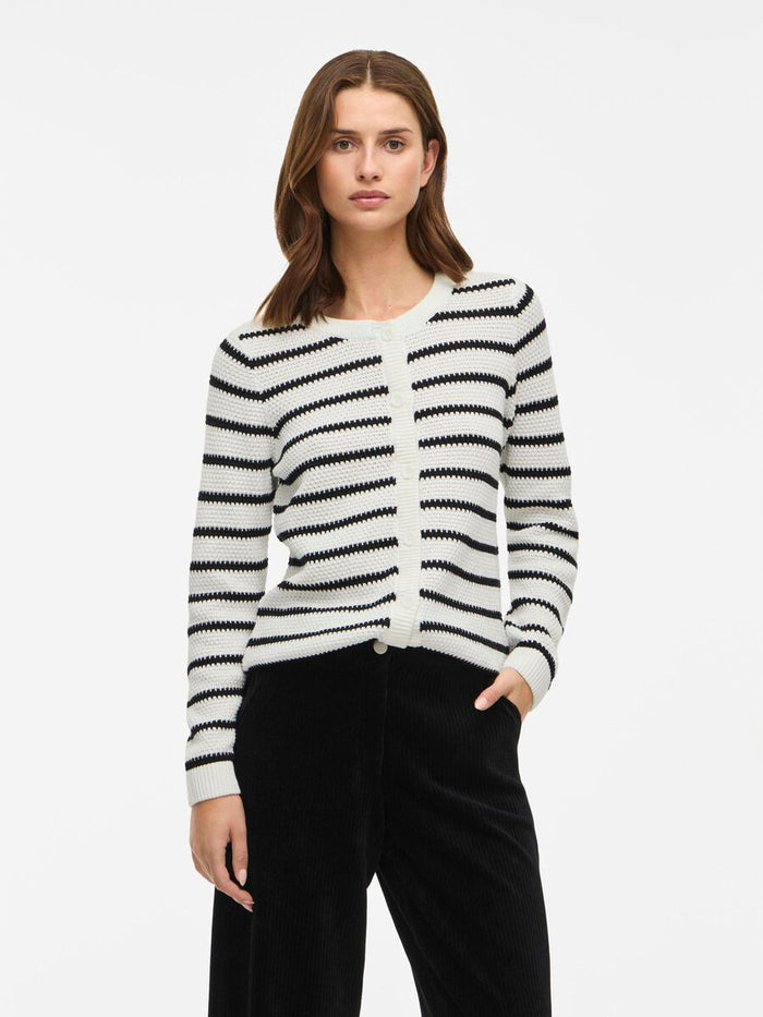 Dora Cardigan (White/Black)