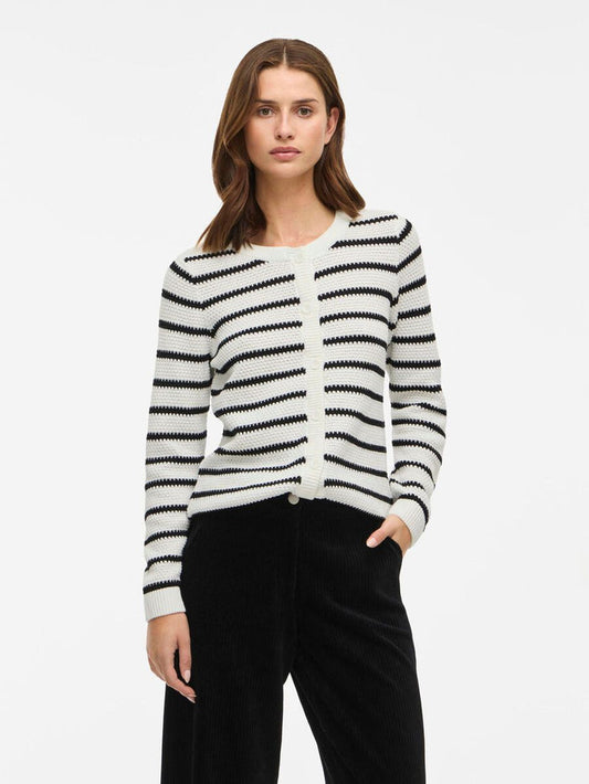 Dora Cardigan (White/Black)