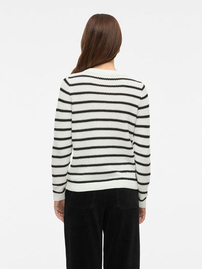 Dora Cardigan (White/Black)