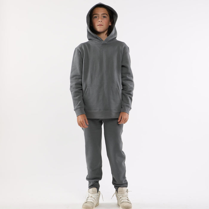 DRIP CORE HOODIE-CHARCOAL