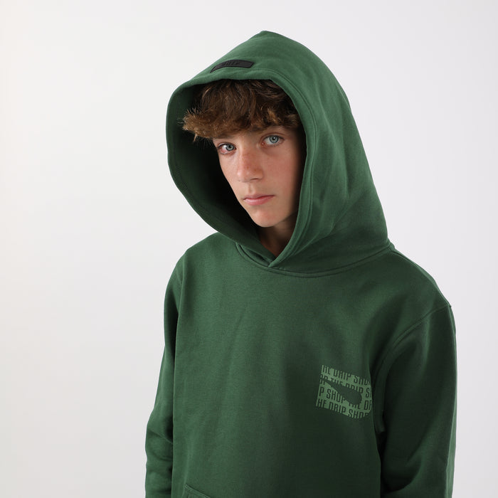 DRIP ICON HOODIE - COLLEGE GREEN