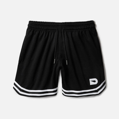 DRIP SQUAD - RETRO BLACK SHORTS