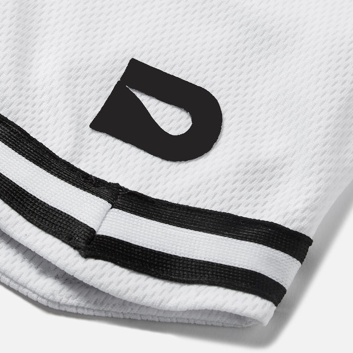 DRIP SQUAD - RETRO WHITE SHORTS