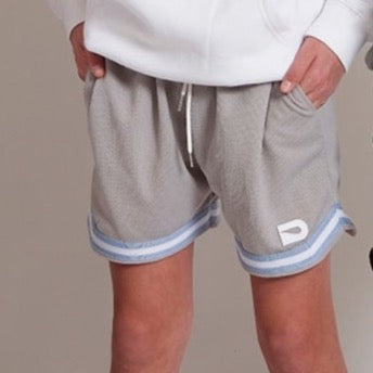 DRIP SQUAD - SILVER GRAY SHORTS