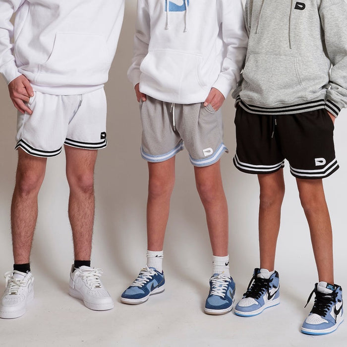 DRIP SQUAD - SILVER GRAY SHORTS