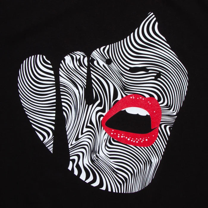 Droplet Face 015 - Tank Tshirt - Black