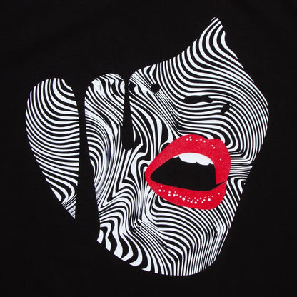 Droplet Face 015 - Tank Tshirt - Black
