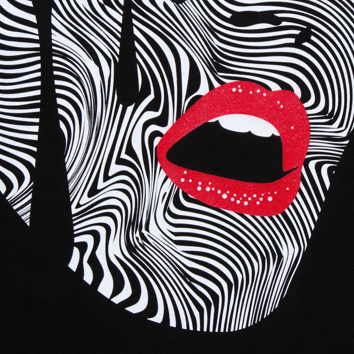 Droplet Face 015 - Tank Tshirt - Black