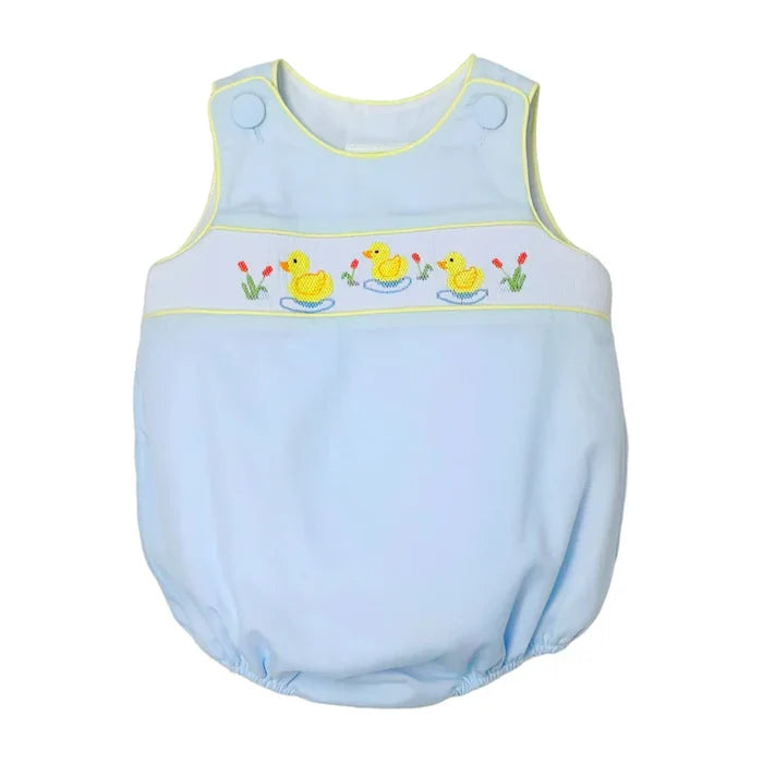 Duckies Christopher Sunsuit, Light Blue