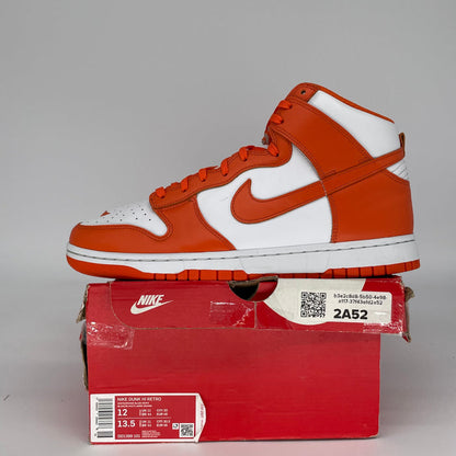 NIKE DUNK HIGH SYRACUSE DD1399-101 SIZE 12/13.5W