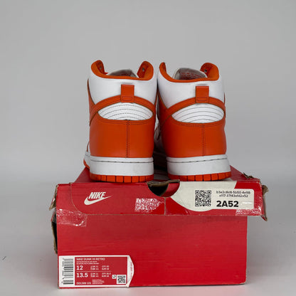 NIKE DUNK HIGH SYRACUSE DD1399-101 SIZE 12/13.5W