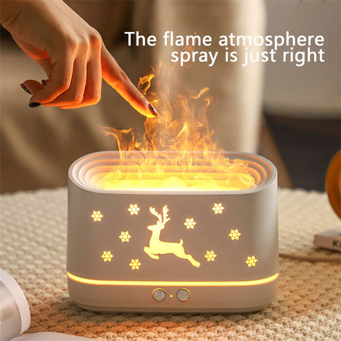 Elk Flame Humidifier Diffuser – Sleep Better Now