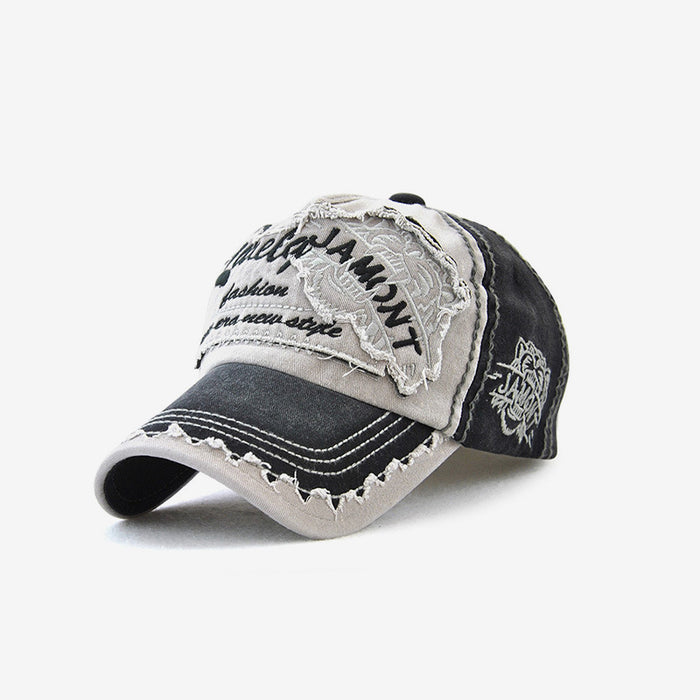 Embroidered Tiger Head Sun Hat – Cotton Dad Hat