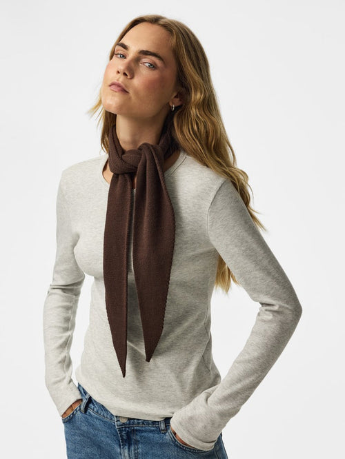 Emma Triangle Scarf (Hot Fudge)