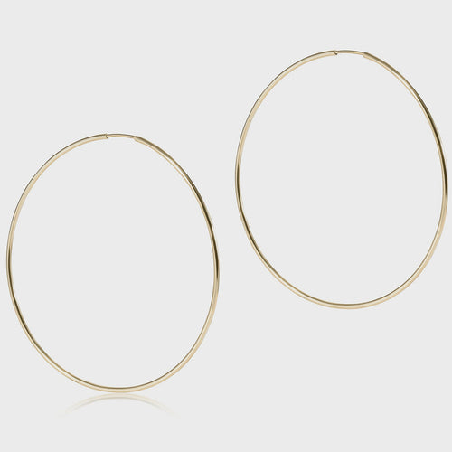 Enewton endless gold 1.25" hoop