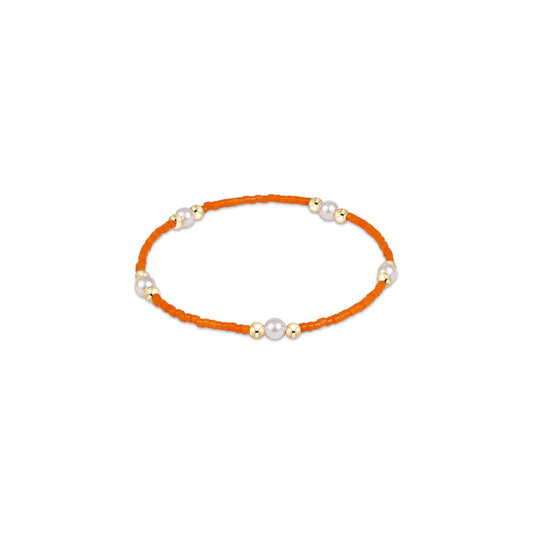 Enewton Gameday Hope Purpose Pearl Bracelet - Orange