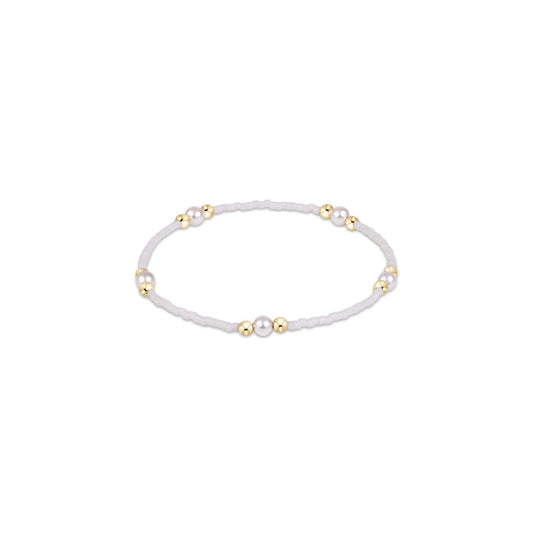 Enewton Gameday Hope Purpose Pearl Bracelet - White