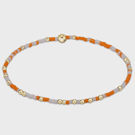 Enewton Gameday Hope Unwritten Bracelet - Orange-White