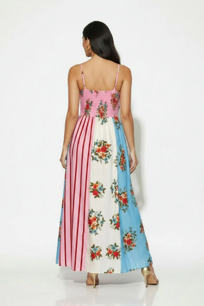 Erica Maxi Dress (Pink)
