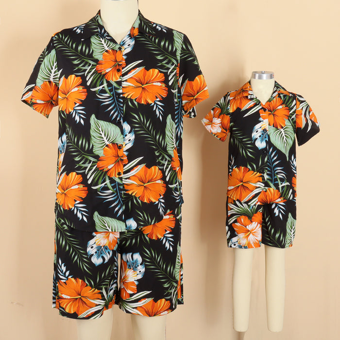 Family Matching Outfits for Vacation - Tropical Set
