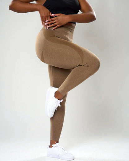 Fiorela Curve Leggings - Mocha