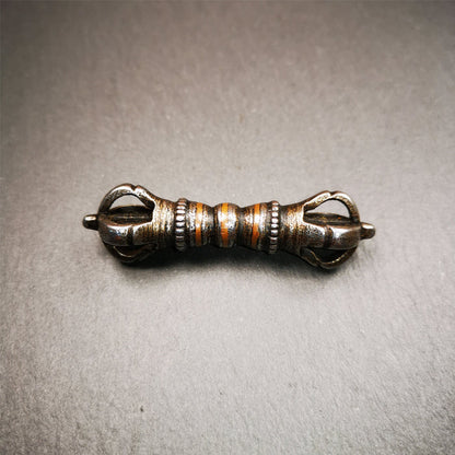 Five-Pronged Vajra 2.36" - Tibetan Buddhist vajra, view 4