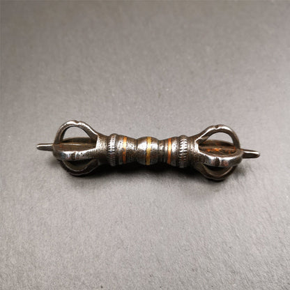 Five-Pronged Vajra 2.95" - Tibetan Buddhist vajra, view 6