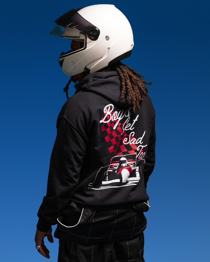 FLAG HOODY BLACK